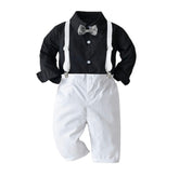 Boys Formal Suit Set Black
